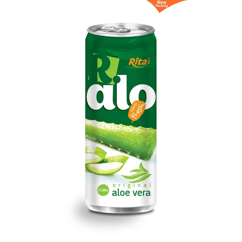 OEM, ODM Wholesaler Soft Drink 320ml Canned Sparkling Aloe Vera With Grapefruit
