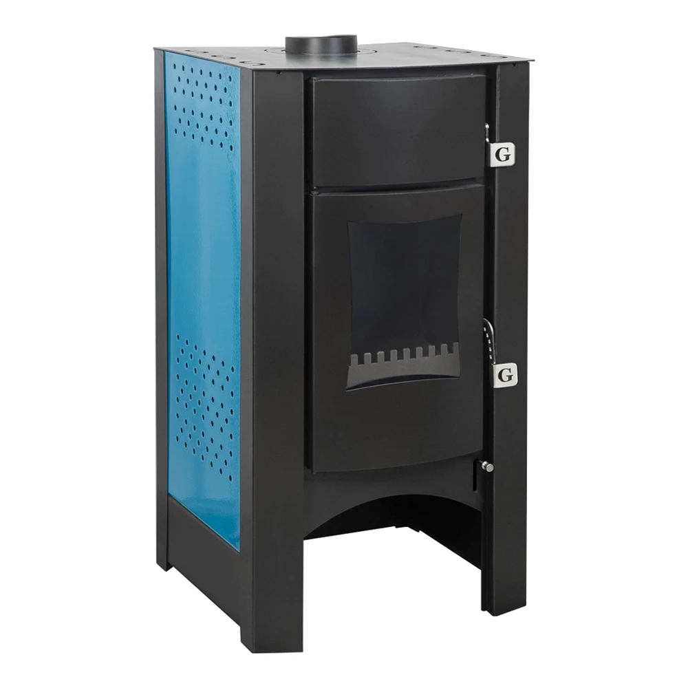
22 kW Wood Burning Steel Stove with Water Jacket | 73,8% Efficiency (Gekas Stoves - DG 2200) 