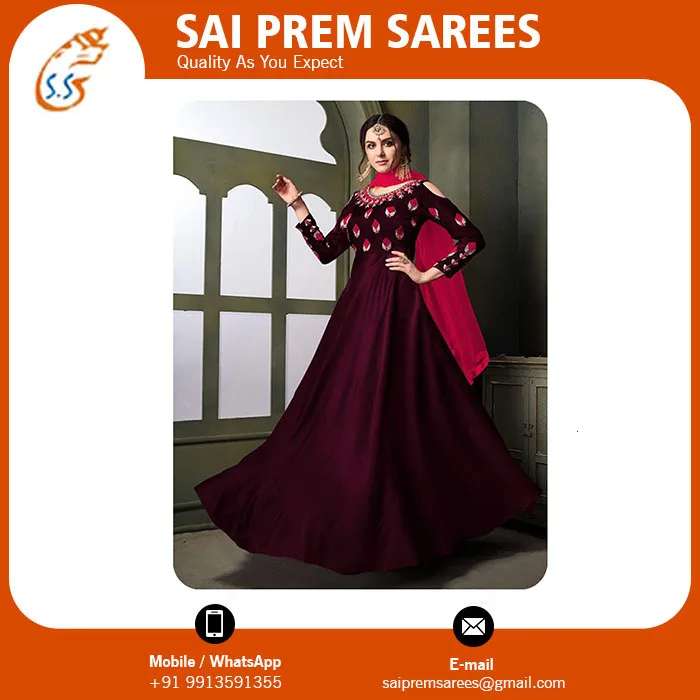 Premium Quality Designer Wedding Gown for Girls Party And Wedding Wear Evening Dresses At Best Price