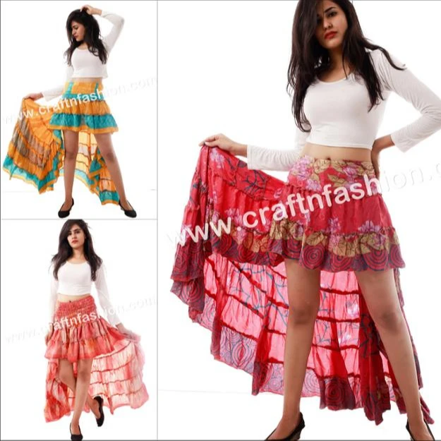 Красивая дизайнерская женская юбка-клеш в стиле бохо хиппи-новейшая Дизайнерская Одежда для танцев испанском этническом Женская юбка Ibiza