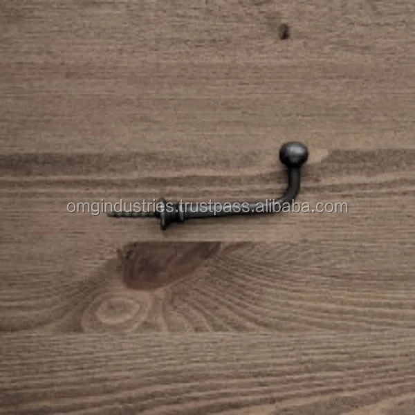 OMG Industries  best sale products Hat & Coat Hook Hanger Cast Iron Antique raw finish cast iron hat & coat hook