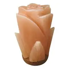 Elevate Your Ambiance with Rose-shaped Himalayan Pink Rock Salt Lamps from Sian Enterprises