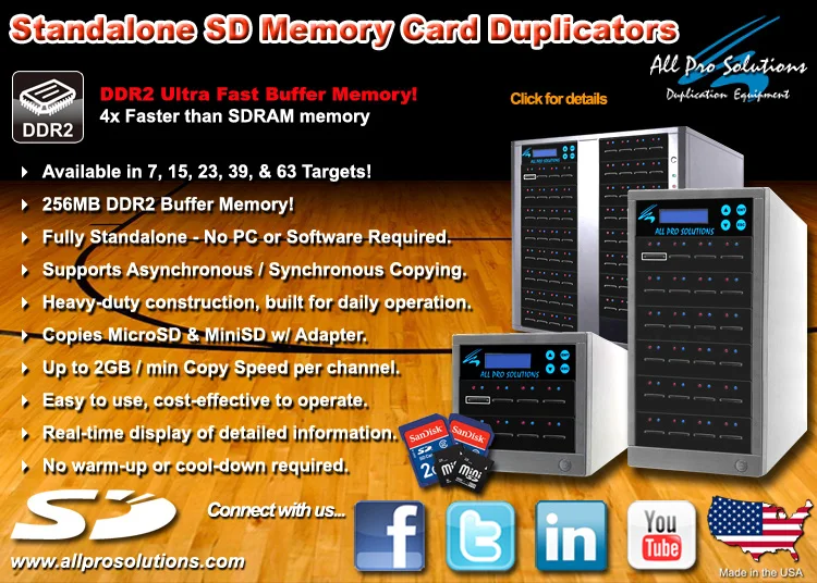 1 to 23 Port SD  MicroSD Combo Duplicator, micro SD copier
