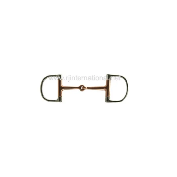 NEW HORSE D Ring Copper Mouth Snaffle Bit Stainless Steel by Riaz Jamal Intel