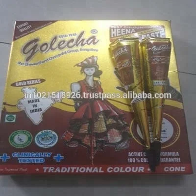 Dark Maroon Henna Mehndi Cones