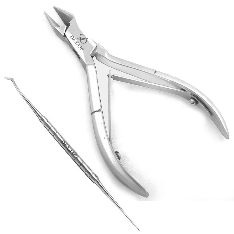 
DEXAM - ingrown toenail clipper with nail lifter nail nippers cutter nail care set private label podiatry instruments 