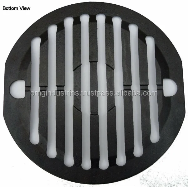 OMG Industries Cast Iron custom smash round burger press hamburger patty maker steak weight bacon grill meat press with wooden h