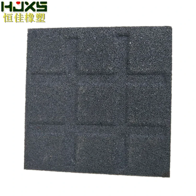 Eco-Friendly Garden Pavers Recycled Rubber Square Stepping Stones