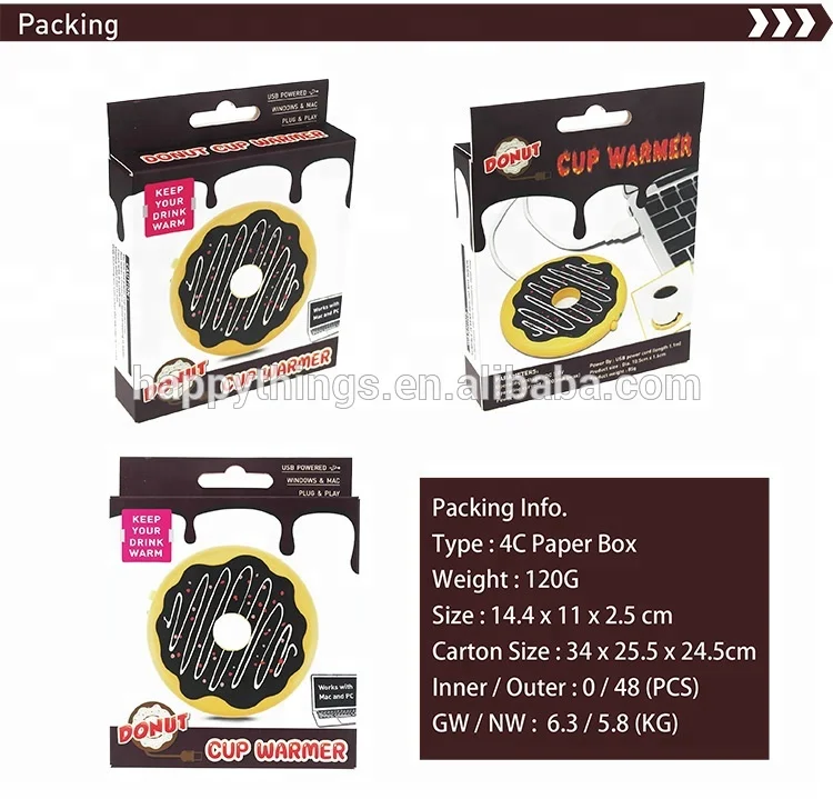 Прямая поставка с завода, Настольный портативный подогреватель для печенья с USB