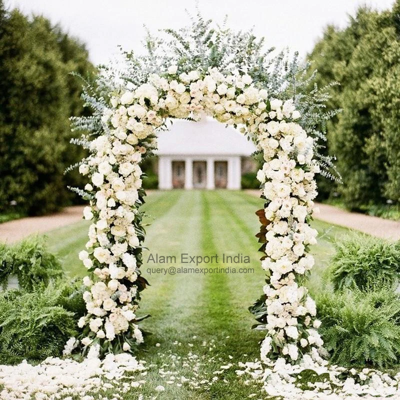 Золотая металлическая квадратная свадебная АРКА для свадьбы с цветами