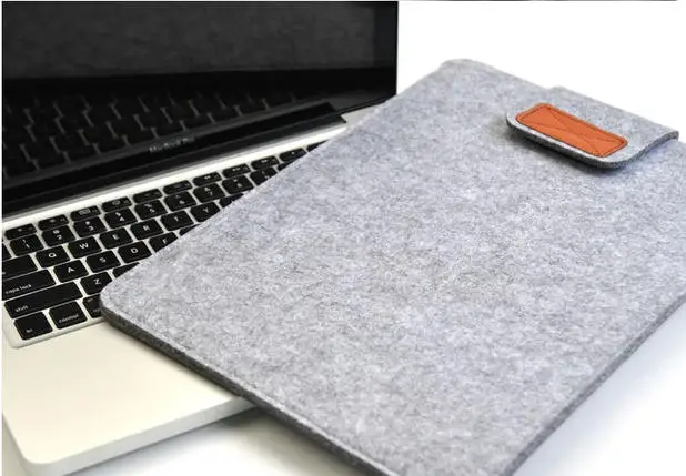 Hot Selling Slim Laptop Sleeve Protective Case For Felt Macbook Air/Pro