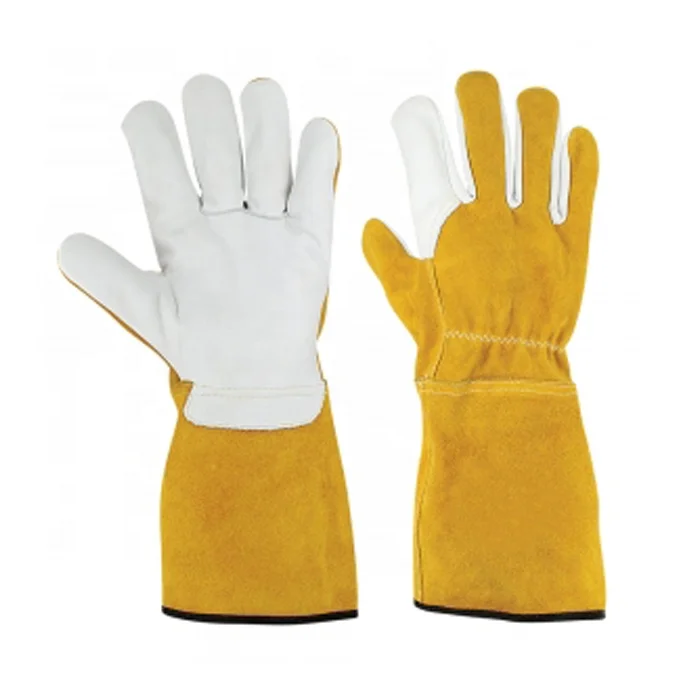 Wholesale China Mens Use Tig Welding Leather Gloves
