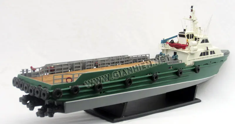 MIDSHIP WOODEN MODEL SHIP - TANKER SHIP