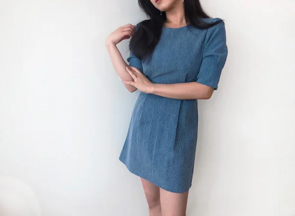 Korean Fashion Chrysomilo Classy One Piece Korean Clothes For Women Casual Outfit Basic Solid One Piece