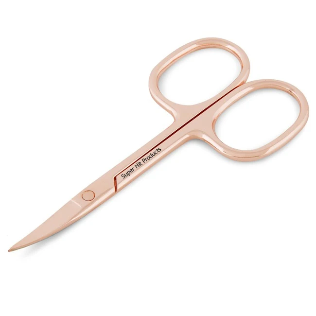 Ножницы для ногтей розовое золото