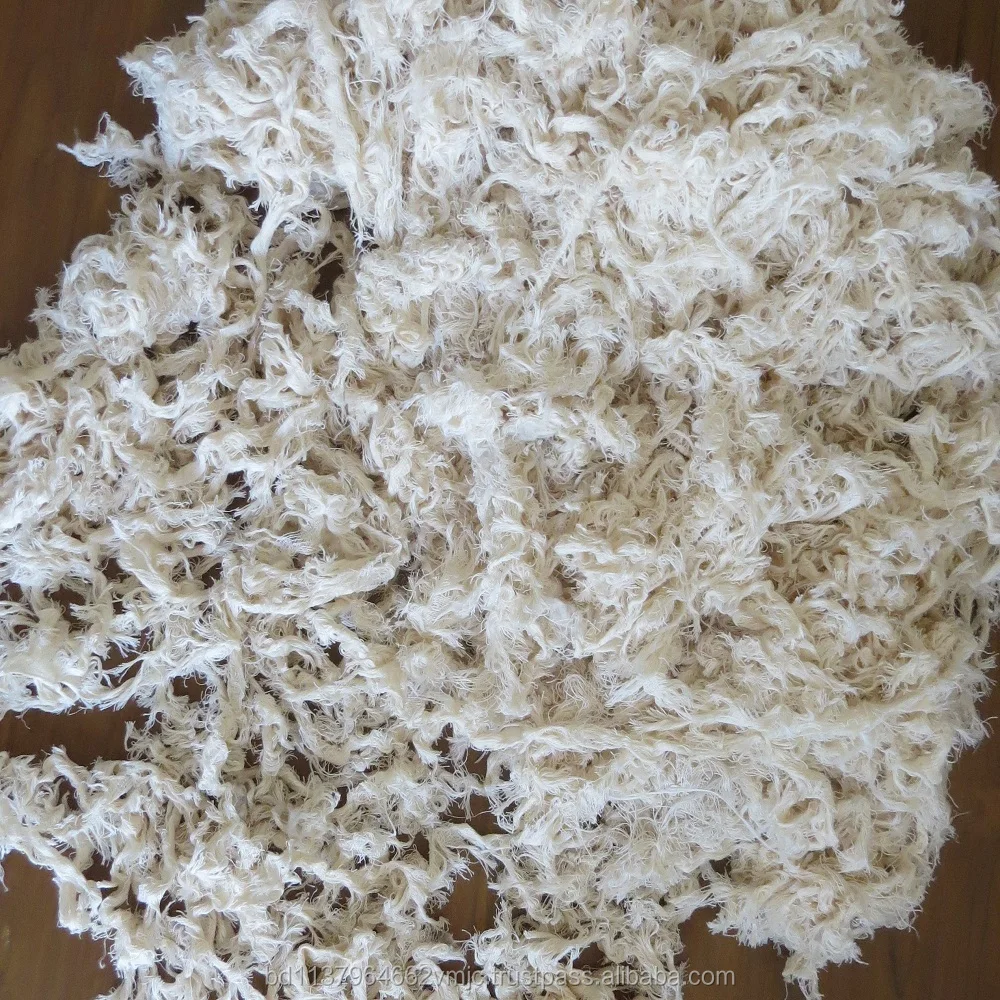 
Best quality 100% pure cotton selvage yarn waste 