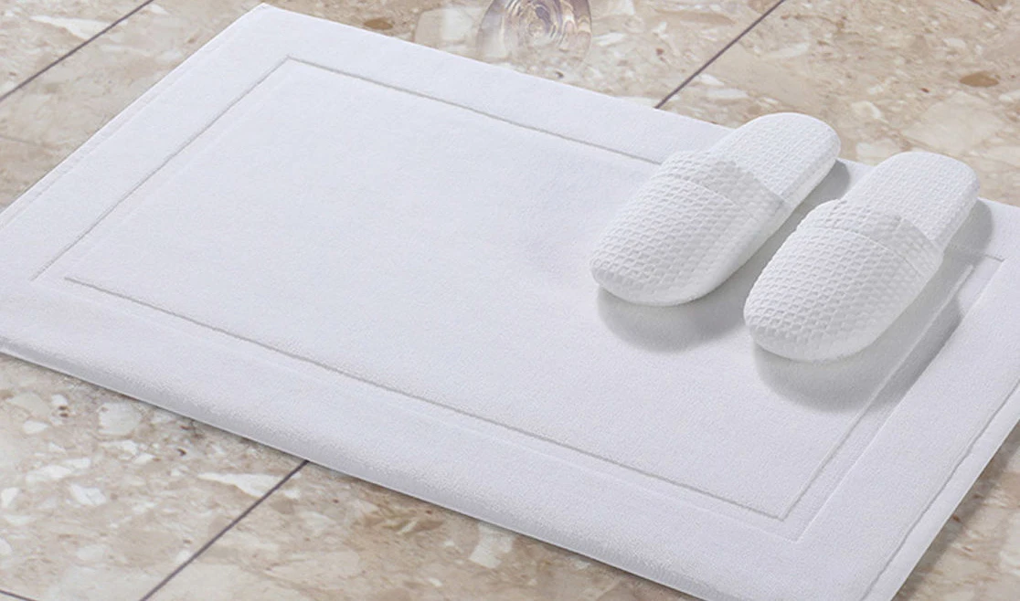Cotton bath mats for hotel and home use plain Jacquard Dobby heavy and Low Gsm perfect for Foot Towels and Bath use