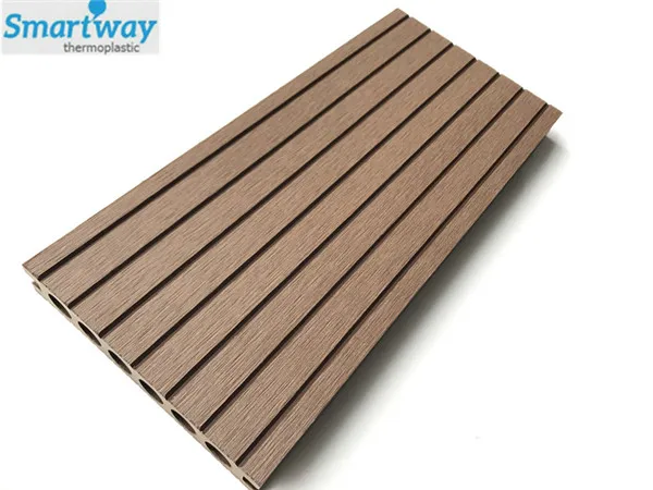 China cheap walkway outdoor wood plastic composite decking