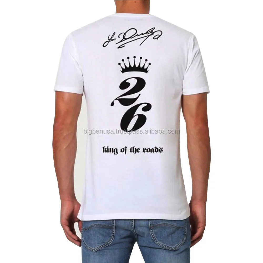 Custom design silk Screen Printed / Heat Transfer printed Mens Tee Shirts / Ladies T shirts