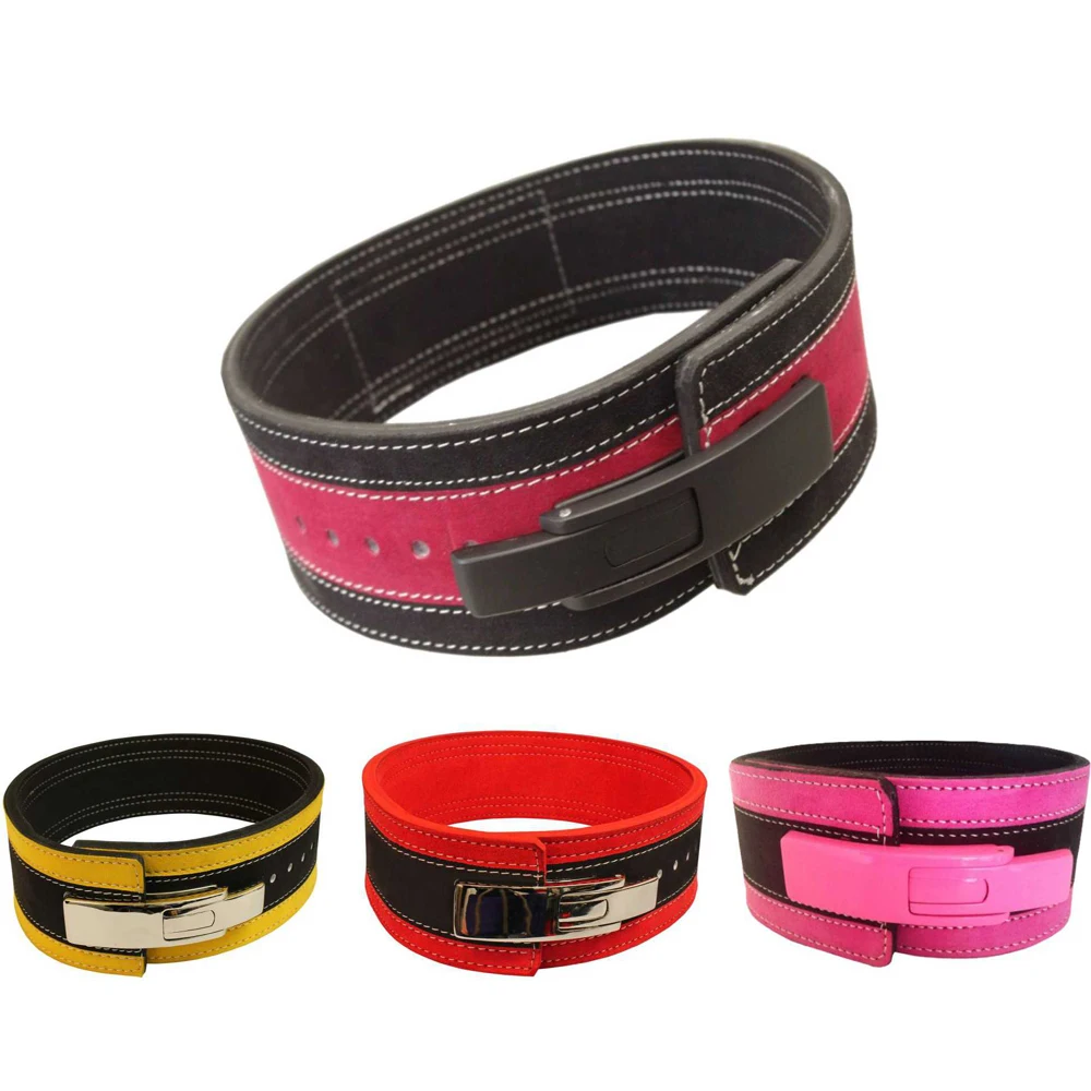 
Weight Lifting Bodybuilding Leather Lever Power Belt 4