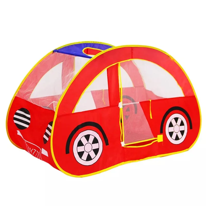 Kids Play Tent  Car Play Tent Fire Truck Mini Driver Play House Indoor Outdoor Pop Up Tent
