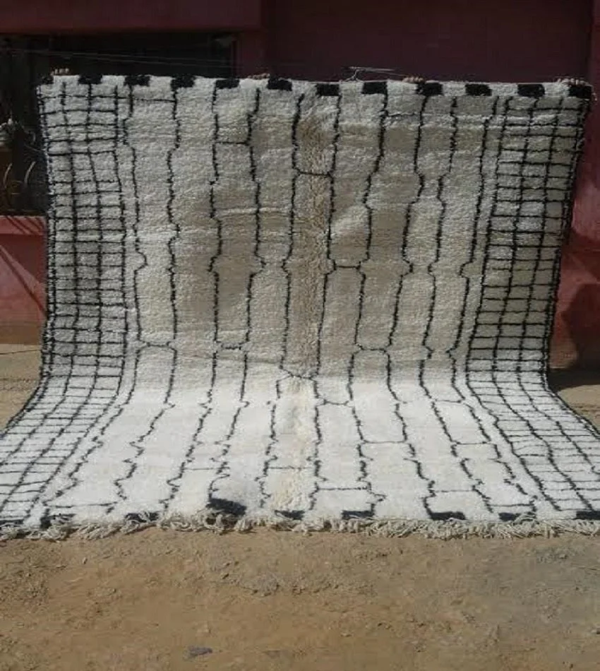 Top Quality Handmade  Tribal Beni Ourien Rug