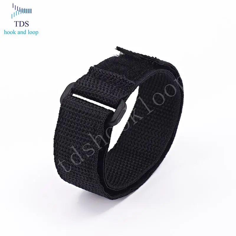multi purpose 1 inch/2 inch printing logo elastic hook&loop down strap