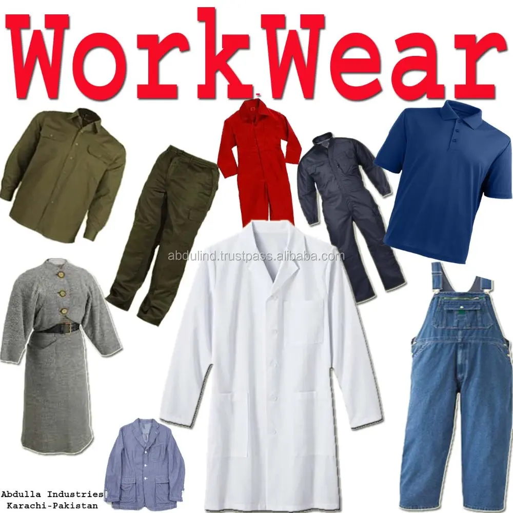 WORK WEAR CLOTHINGS UNIFORMS - for Industrial, Organizations, Office Staff, Laboratory Medical Staff, Factory workers, Lab Coat
