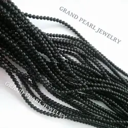 Exporter Black Agate, Matte Onyx, Matte Round Beads in 16 inch from 2mm to 20mm
