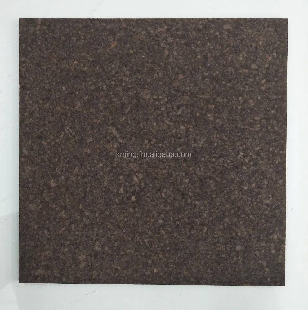 Agglomerated Dark Cork Tiles and Cork Bords without frame
