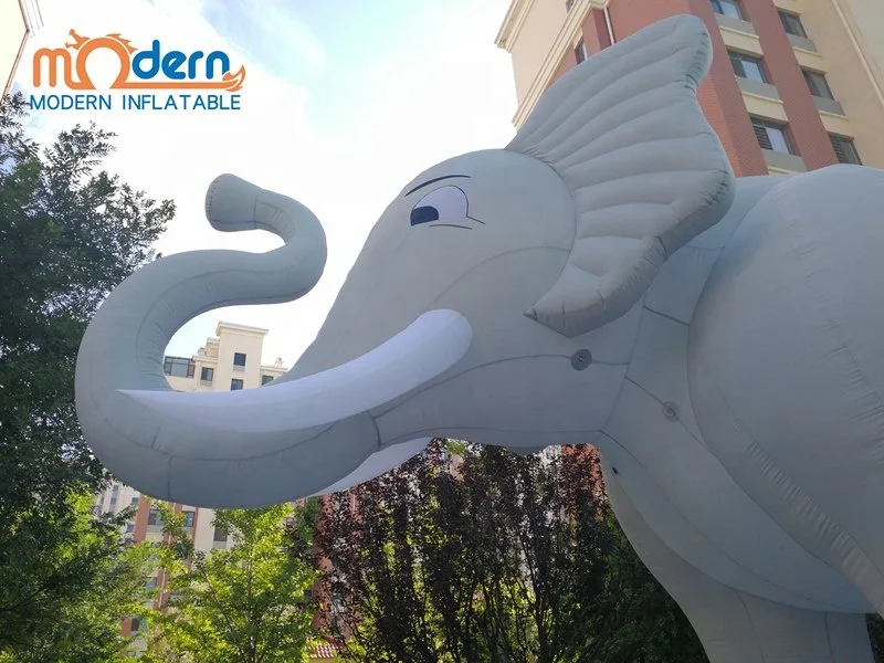 outdoor giant inflatable elephant cartoon animals model amusement park decoration