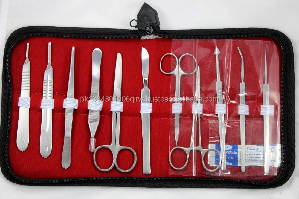 
Student Dissecting Sets 29 tools with 6 T-pins/ Biology Lab Anatomy Surgical Dissection 