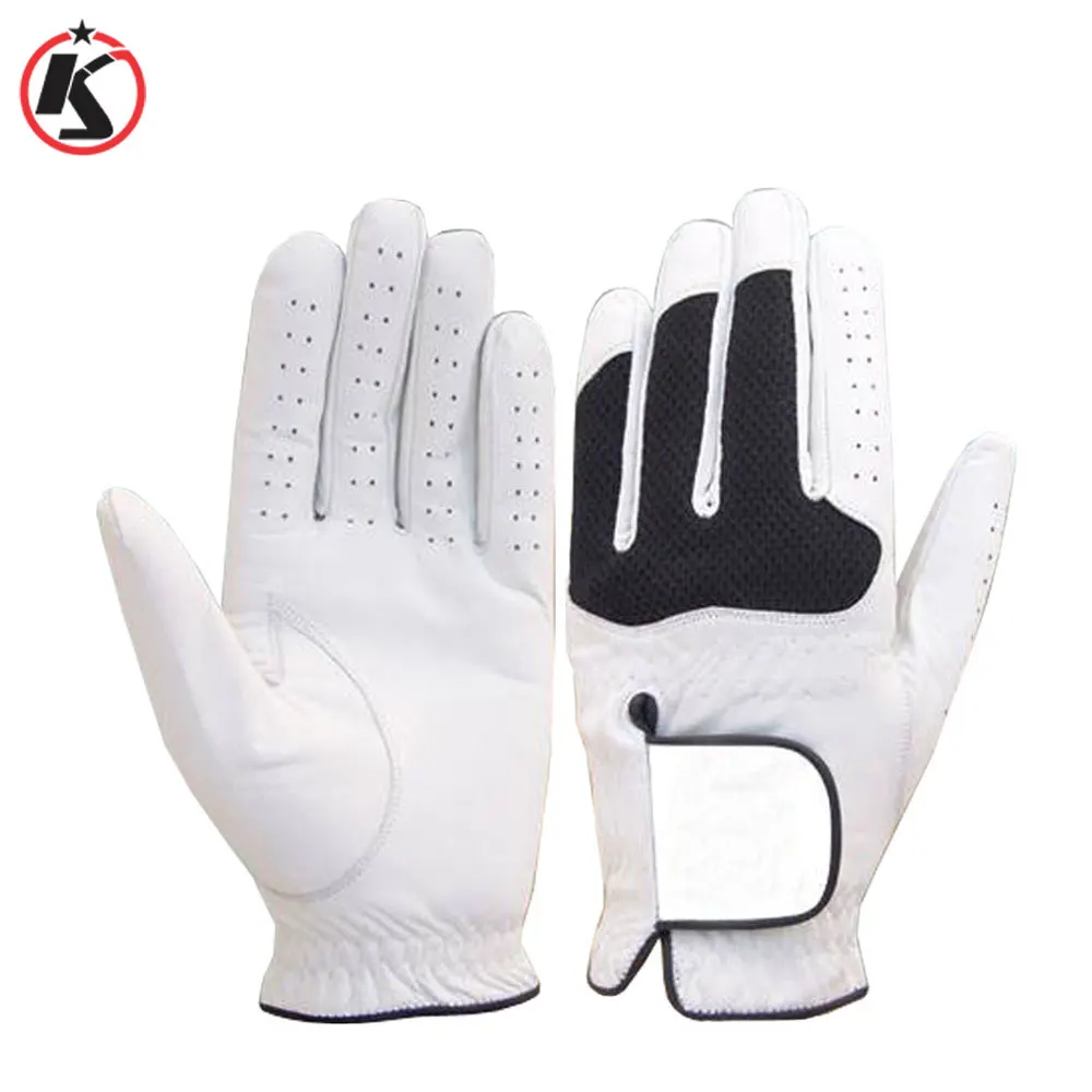 Custom Colour Leather Golf Gloves For Men