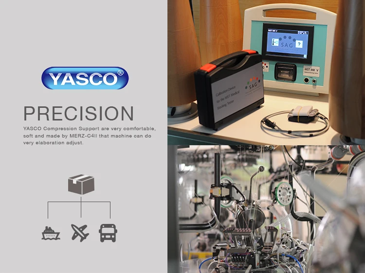 YASCO- Medical Compression Opaque Stockings Knee High (18-21mmHg) compression hosiery