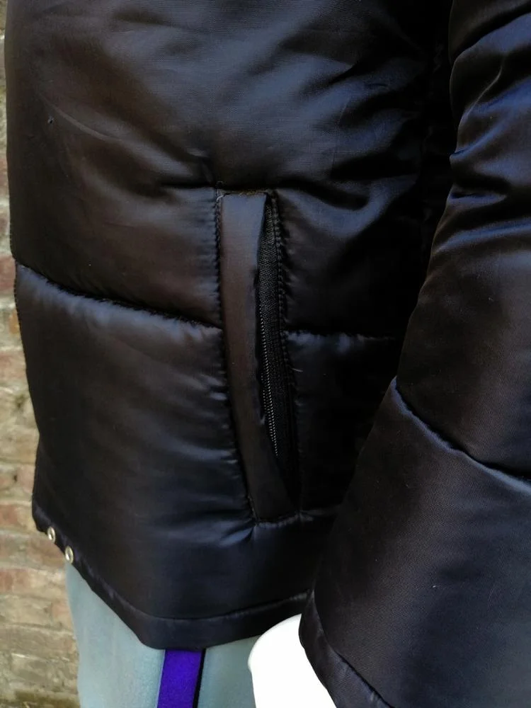 Breathable New Design Custom Bubble Puffer Jackets Screen Print London Logo Polyester Wool Insulation Unisex Puffer Coats Quilte