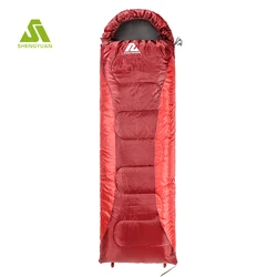 Warm Splicing Sleeping Bag Outdoor Sport Waterproof Thermal Sleeping Bag Comfortable Heated Lazy Bag Adult Winter Camping