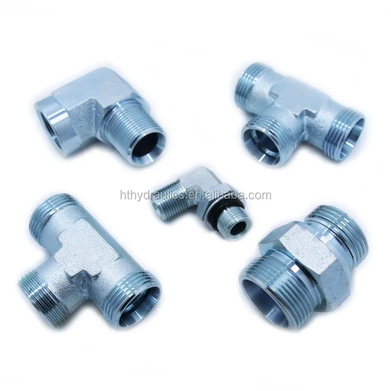 high quality steel hydraulic fitting and adaptor