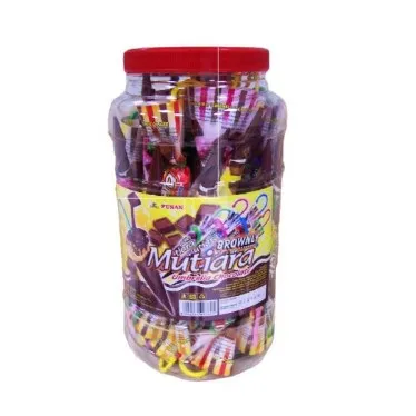 Коричневый разноцветный шоколад