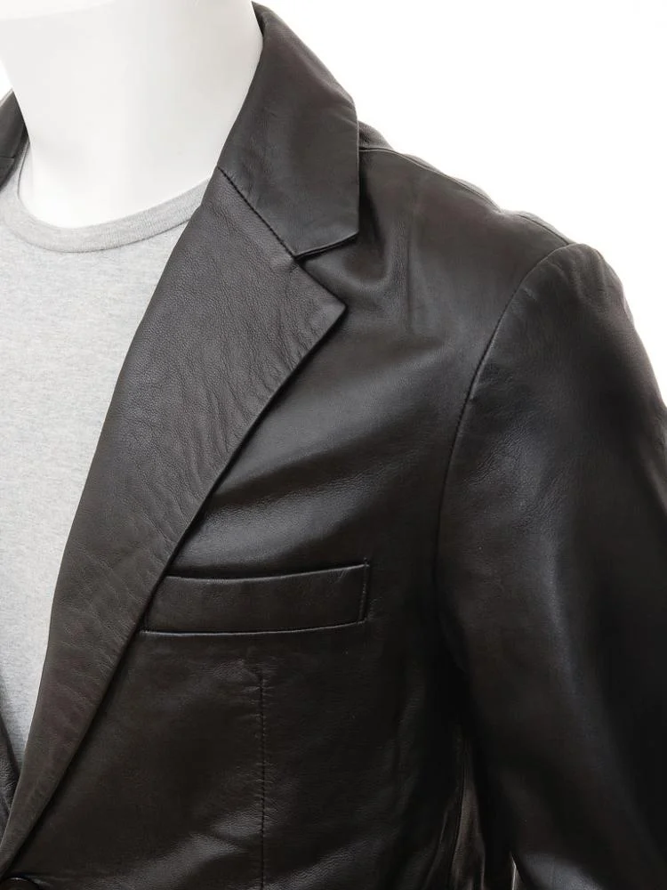 2020 autumn 2 button leather blazer 2020 high quality Factory Price