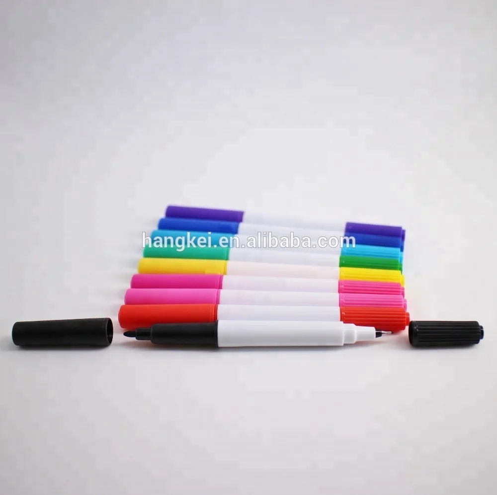 Dual Tip Art Markers for School Children Colored Permanent Ink on Paper Color Marker Pens