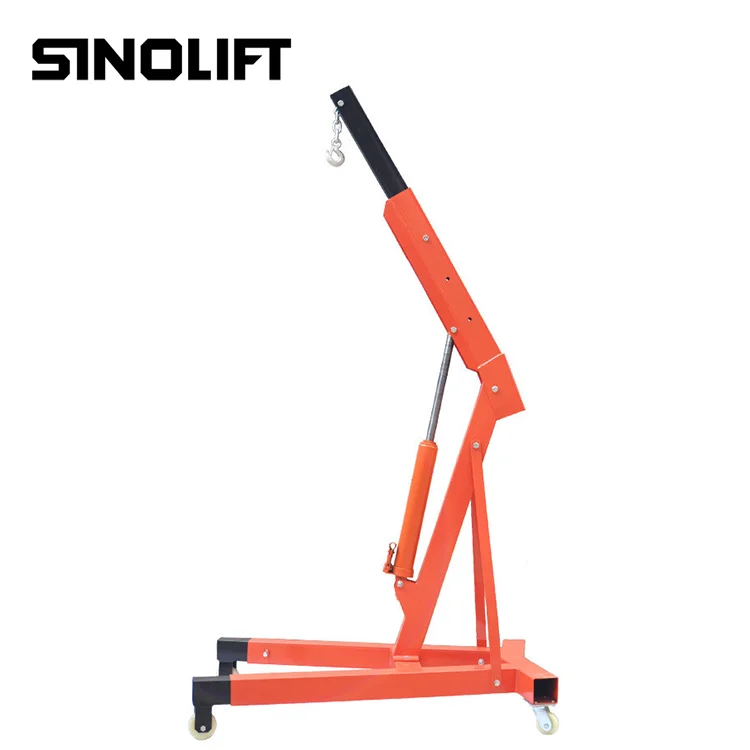 Sinolift  foldable portable engine hoist shop crane
