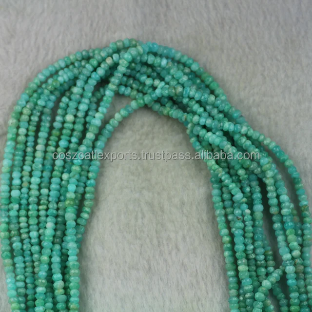 Loose Beads Round Stone Peru Natural blue Amazonite Round loose stone jewelry gemstone beads