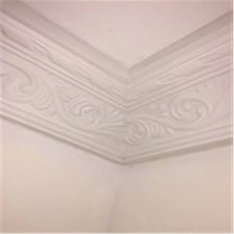 Pure white wall ceiling decoration plaster cornice