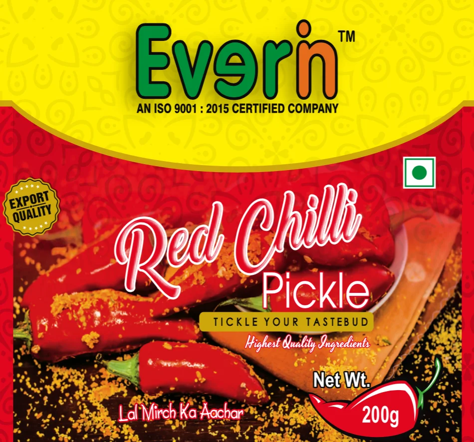 
RED PEPPER PICKLE 200g in Glass Jar 