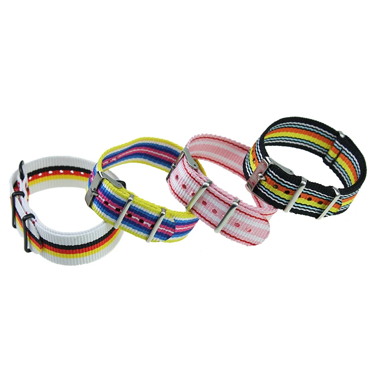 
High Quality Military Sport Fabric Nato Wrist Watch Straps 