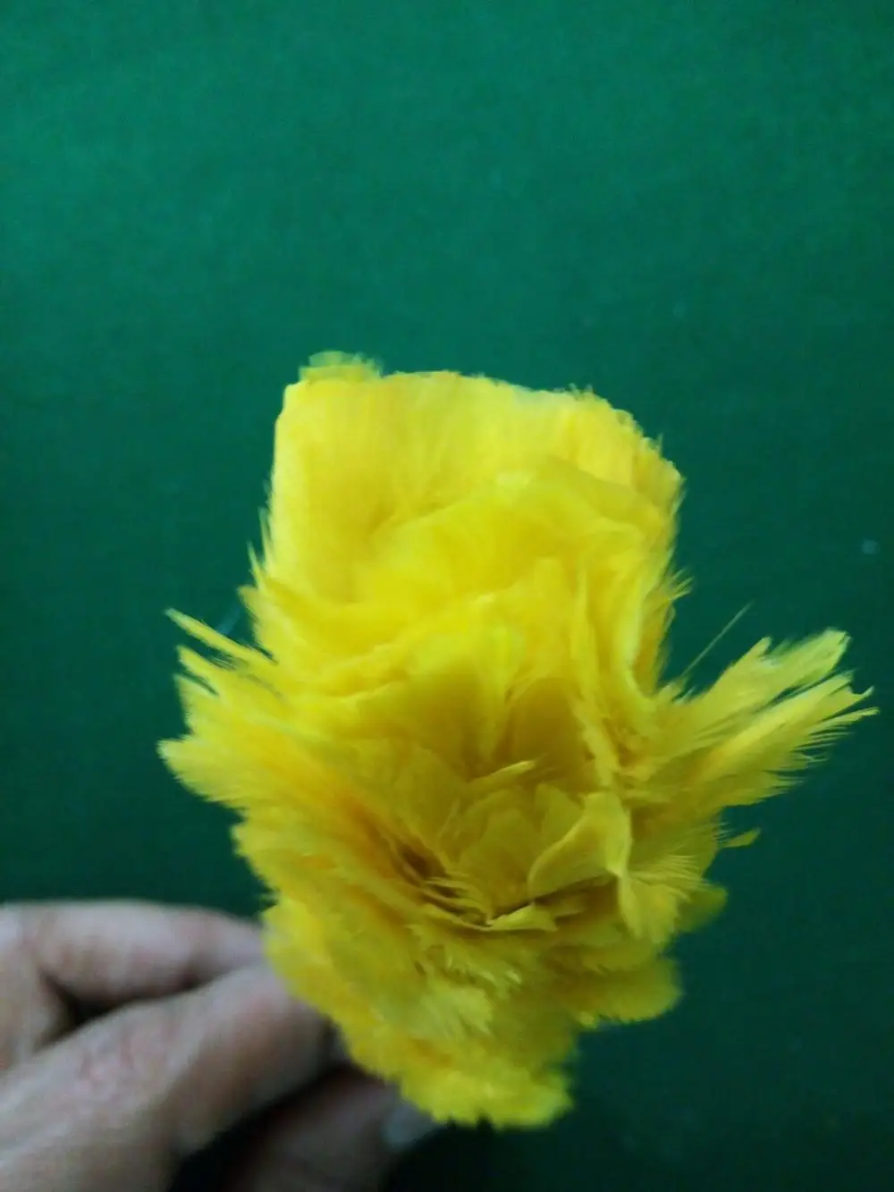 Beautiful Yellow Color Hackle Plume for Shako Hats Wholesale Manufactures Ready to Ship Hot Sale