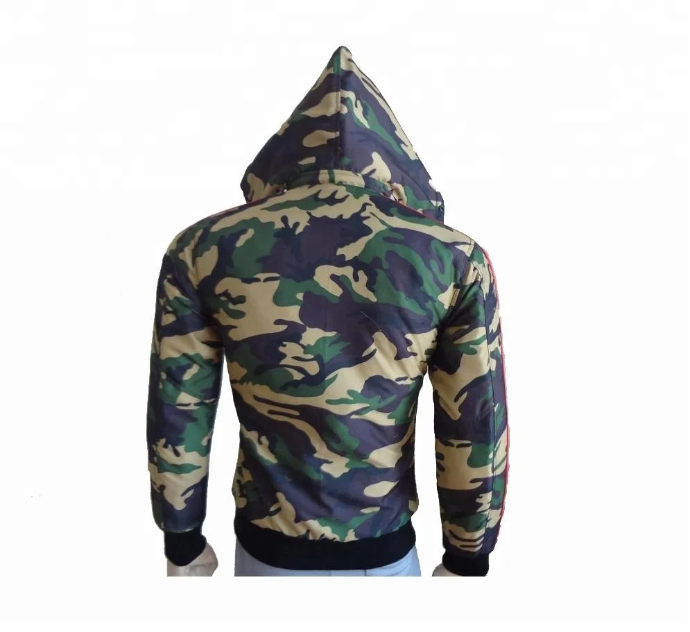 Customized Camouflage Hooded Hunting Jacket, Hunting Jacket, Camo Jacket