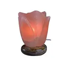 Elevate Your Ambiance with Rose-shaped Himalayan Pink Rock Salt Lamps from Sian Enterprises