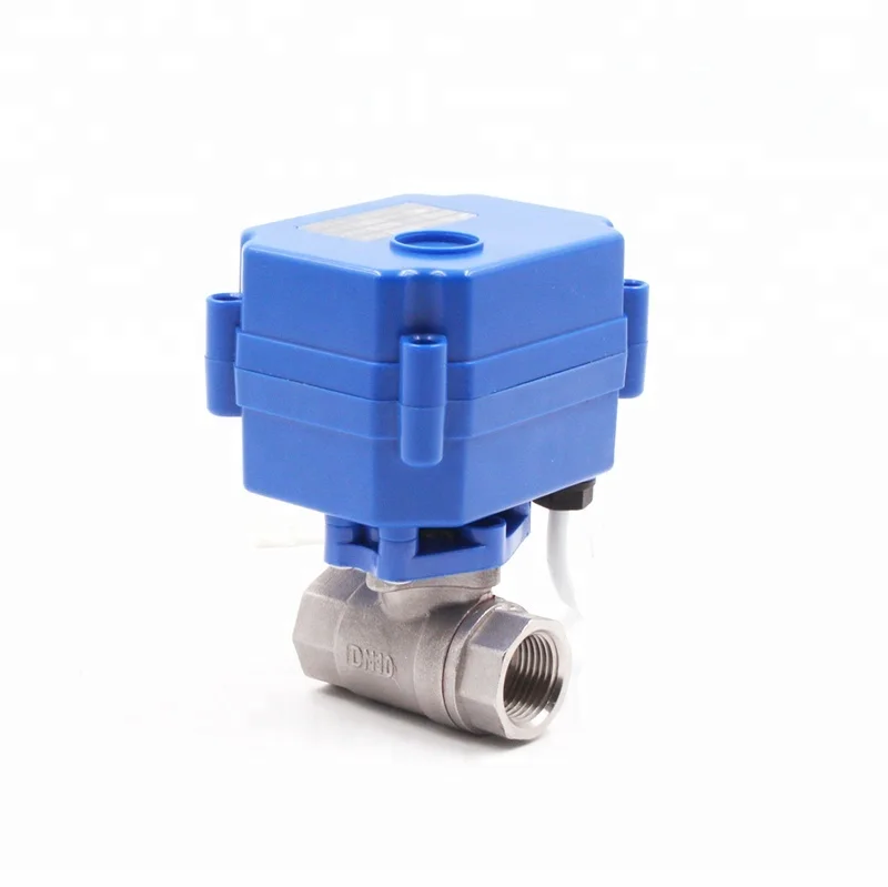 TF  Mini Motor 220V AC110V,AC120V Automatic Control 2 Way Brass Drain Shut Off System Water Valve