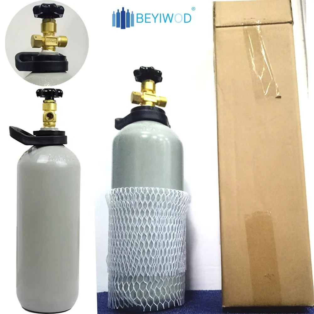 High pressure 2L/5L/8L/10L/20L carbon dioxide cylinder steel cylinder co2 gas cylinder/bottle